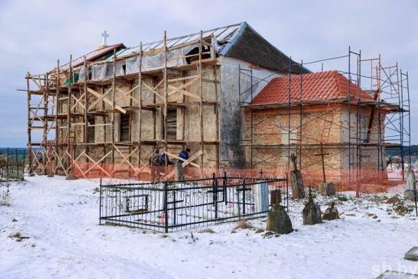 Реставрация каплицы святого Казимира в Ружанах