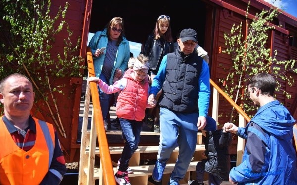 9 мая в Барановичах курсирует ретросостав «Поезд Победы»