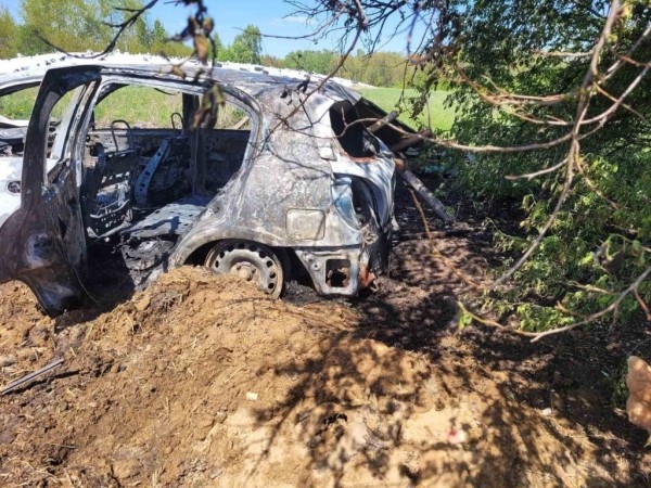 В Ивацевичском районе сгорел легковой автомобиль