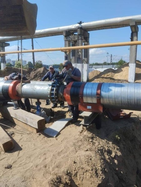 В Бресте в микрорайоне Речица проводятся плановые замены тепловой сети