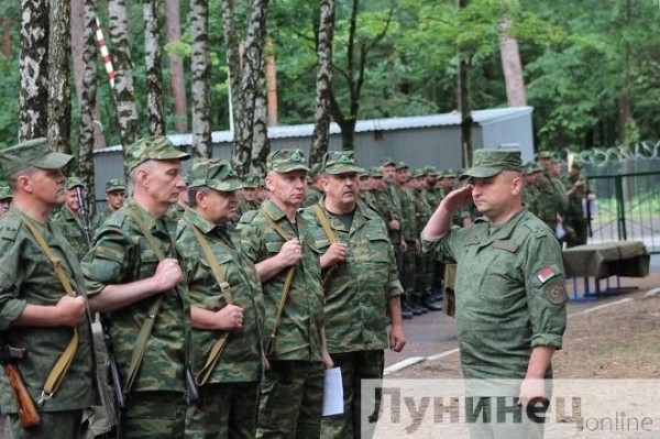 Как проходит учебный сбор теробороны в Лунинце. Подробности