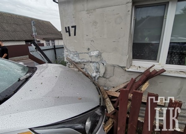 Водитель из Бреста врезался в дом в Каменце