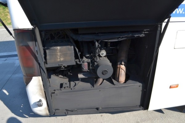 В Германии белорус вез выпускников в опасном для здоровья автобусе