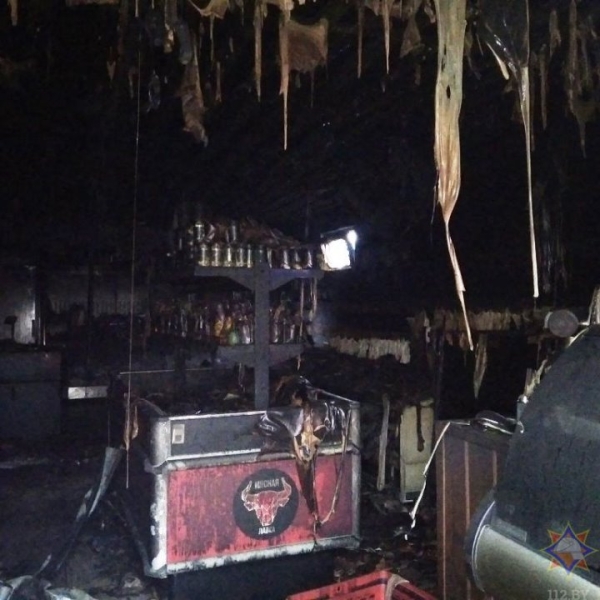 В Бресте горел склад, а в Дрогичине – торговый павильон