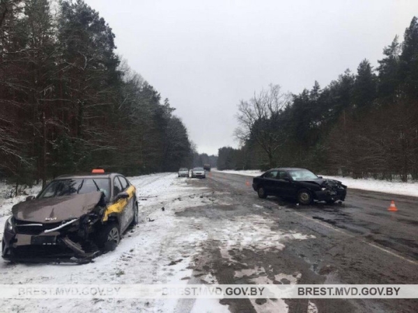 В Брестской области произошло три серьезных ДТП