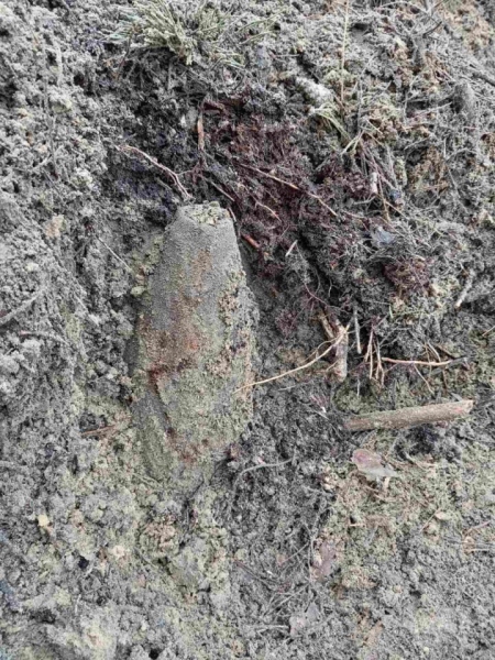 Под Пинском обнаружен артиллерийский снаряд времен Великой Отечественной войны