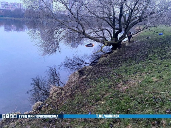 В Беларуси пьяный водитель утопил автомобиль